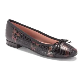 49196 - Black Soft Leather Flats for Teen/Women by Pretty Ballerinas