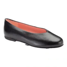 49562 - Black Soft Leather Flats for Teen/Women by Pretty Ballerinas