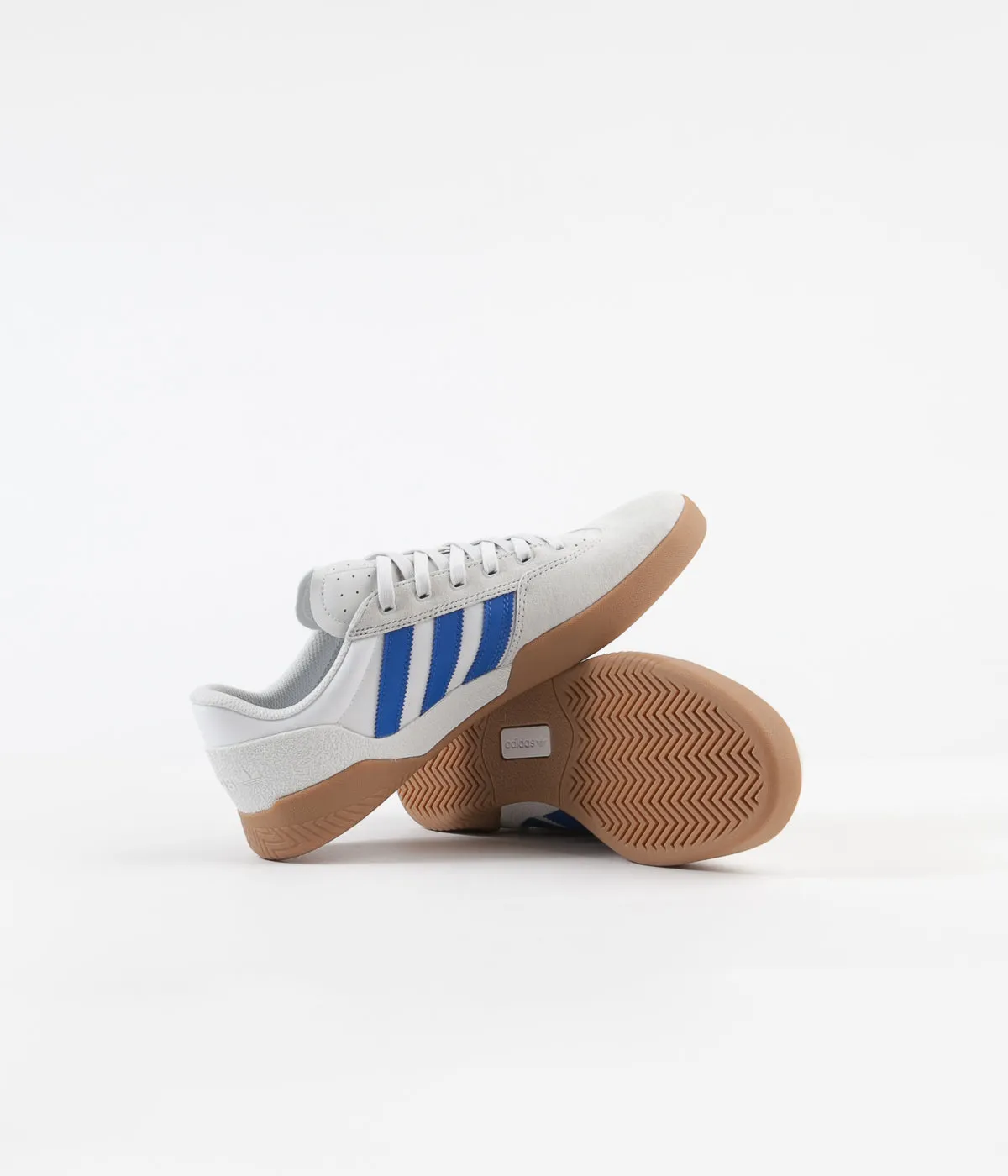 Adidas City Cup Shoes - Crystal White / Blue / Gum4