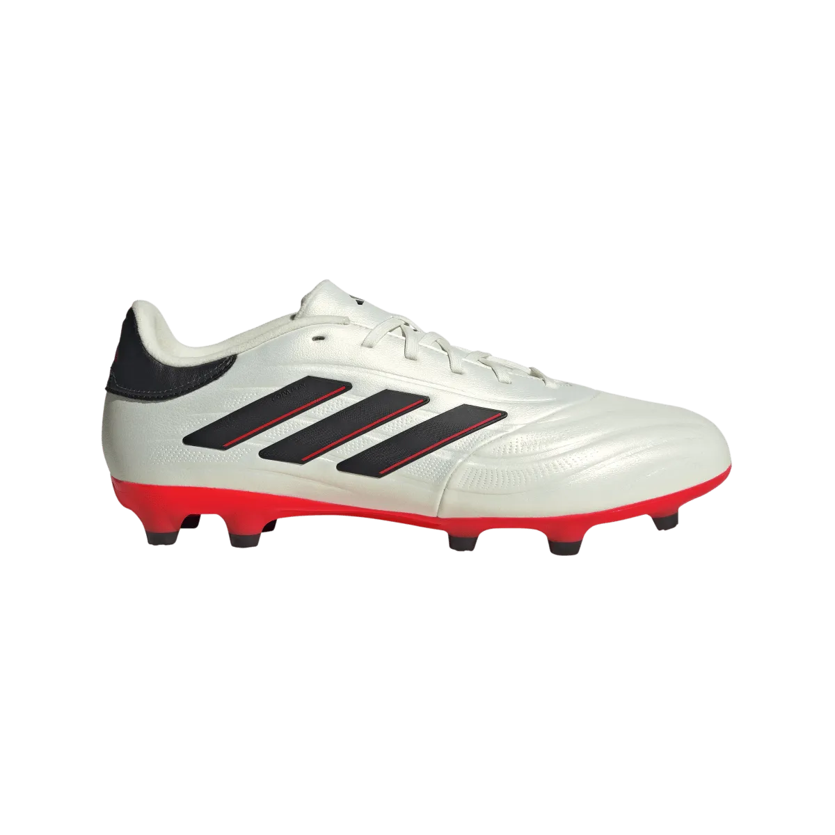 adidas Copa Pure 2 League FG Adult Soccer Cleats IF5448 Ivory/Core Black/Solar Red