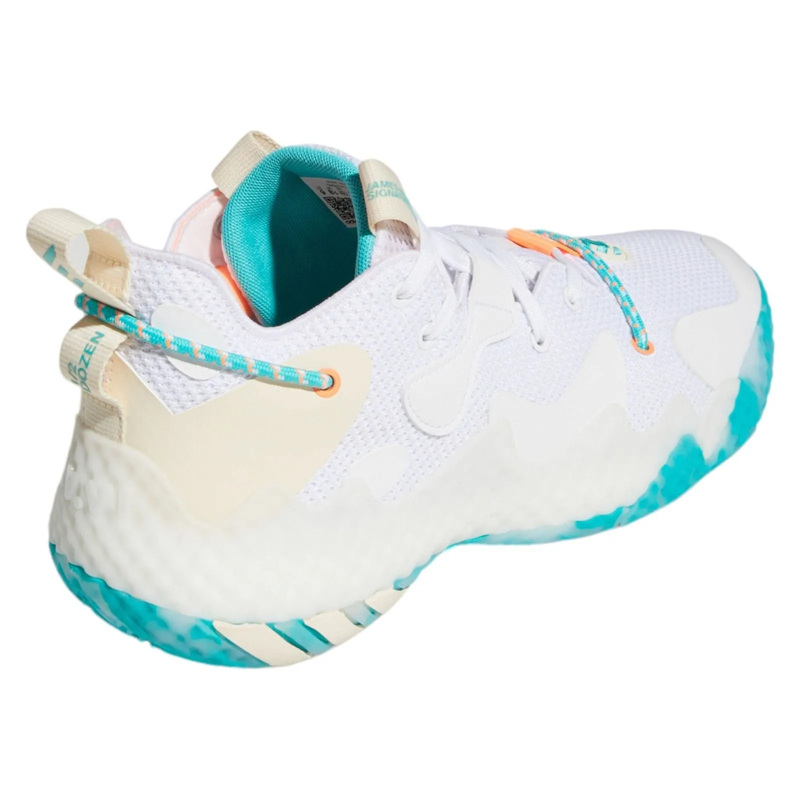 adidas Harden Vol. 6 The Bahamas Basketball Shoes - White