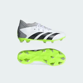 adidas Predator Accuracy.3 Firm Ground Juniors Soccer Cleats IE9504 Cloud White/Black/Lucid Lemon