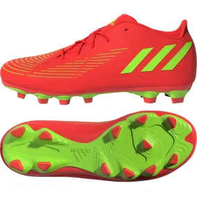 adidas Predator EDGE.4 FxG Junior Cleats GW0970 SOLAR RED/SOLAR GREEN