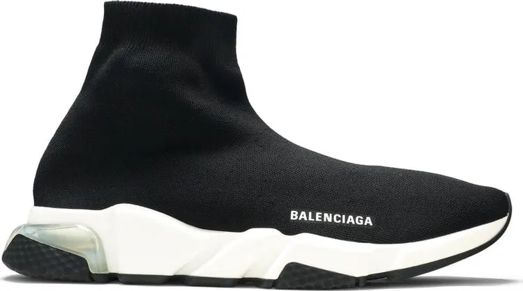 Balenciaga Speed Trainer Clear Sole - Black