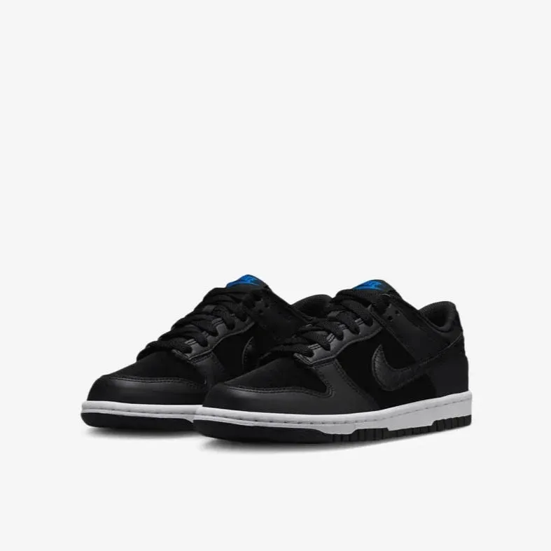 Big Kid's Nike Dunk Low Se - BLACK/BLACK-WHITE-GAME ROYAL