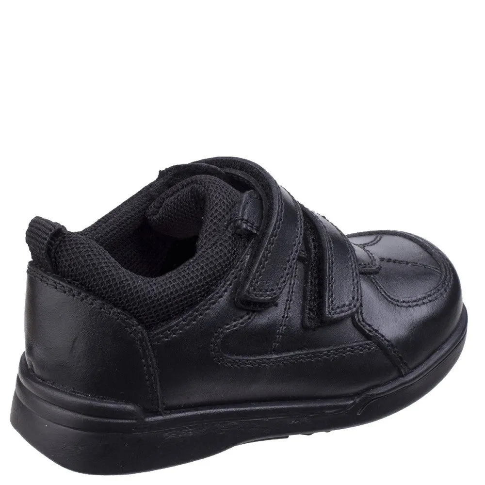 Black Liam Infant School Shoes