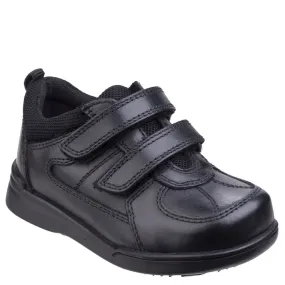 Black Liam Infant School Shoes