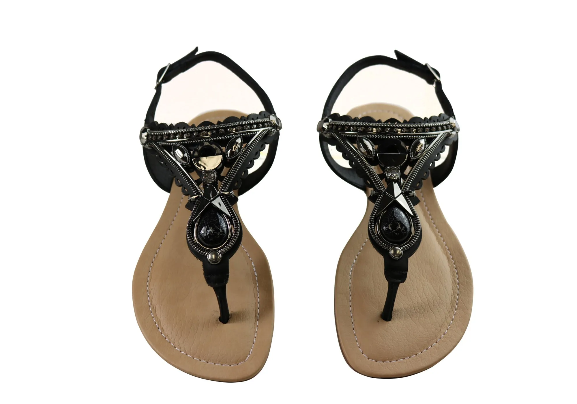 Bottero Caymen Womens Comfortable Leather Sandals Made In Brazil