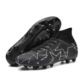 Breathable High Top Football Shoes Long Nails Football Training "Ronaldo Cleats" | 23152