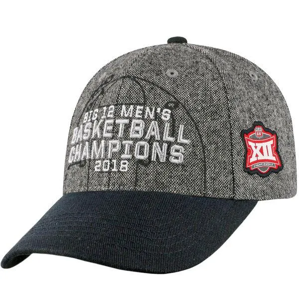 Kansas Jayhawks 2018 Big 12 Basketball Tournament Champions Locker Room Hat Cap