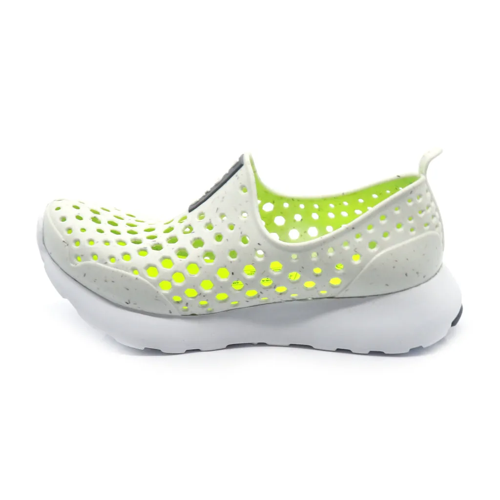 Kids White Fiber Sneaker