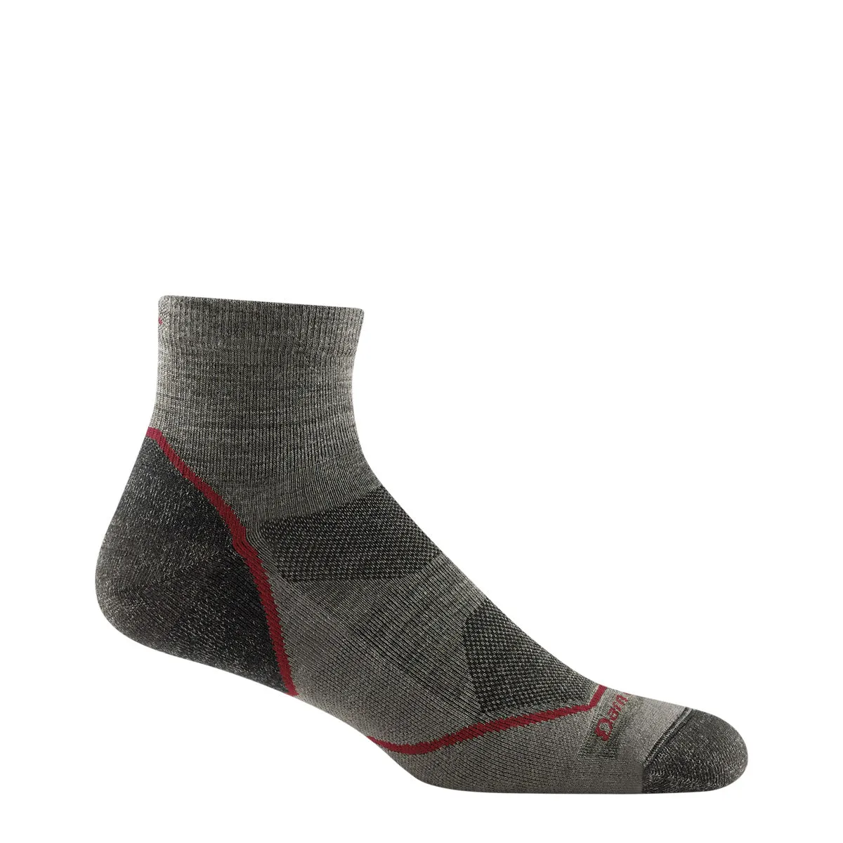 Light Hiker Quarter Lightweight Hiking Sock - Taupe