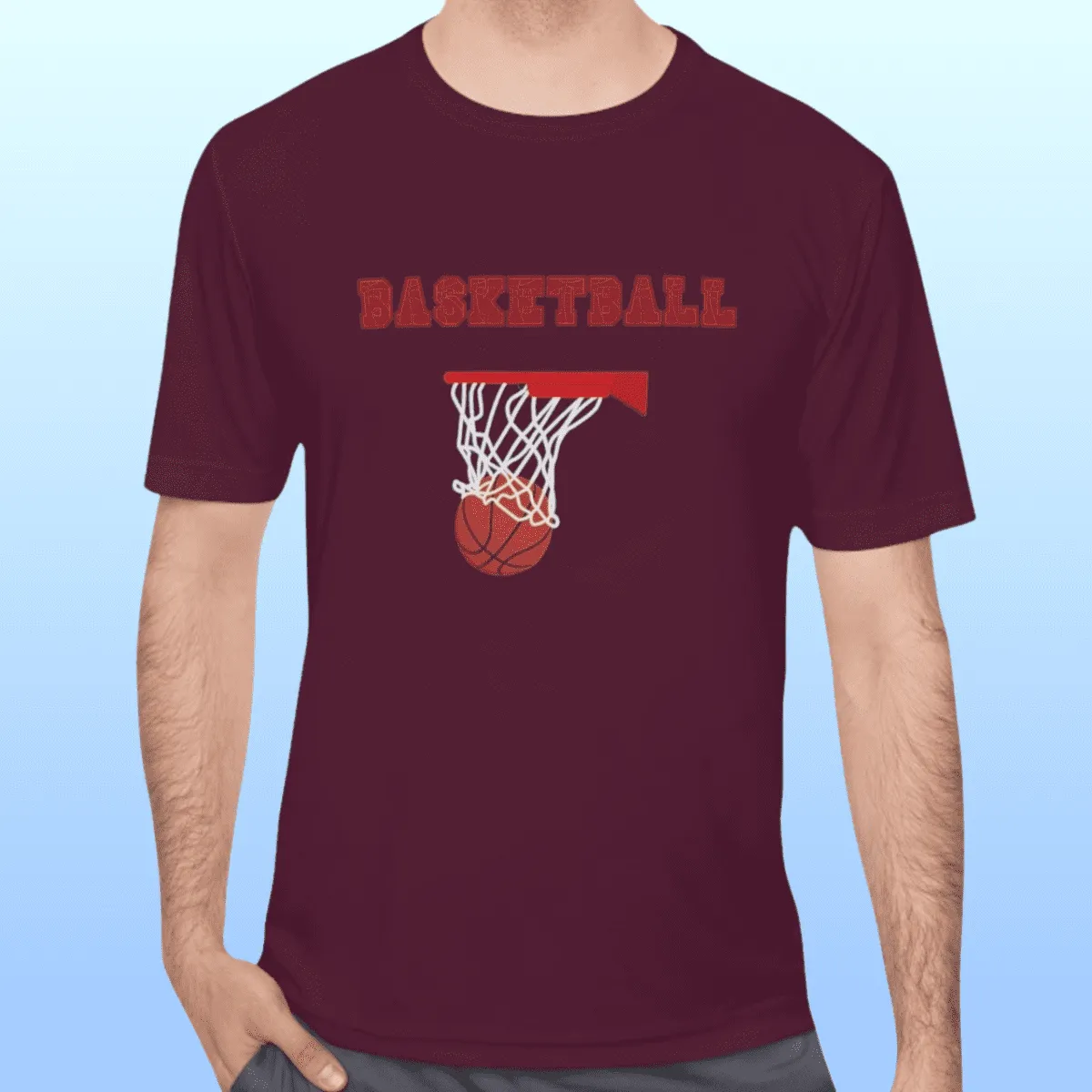 Men's Basketball Moisture Wicking Tee