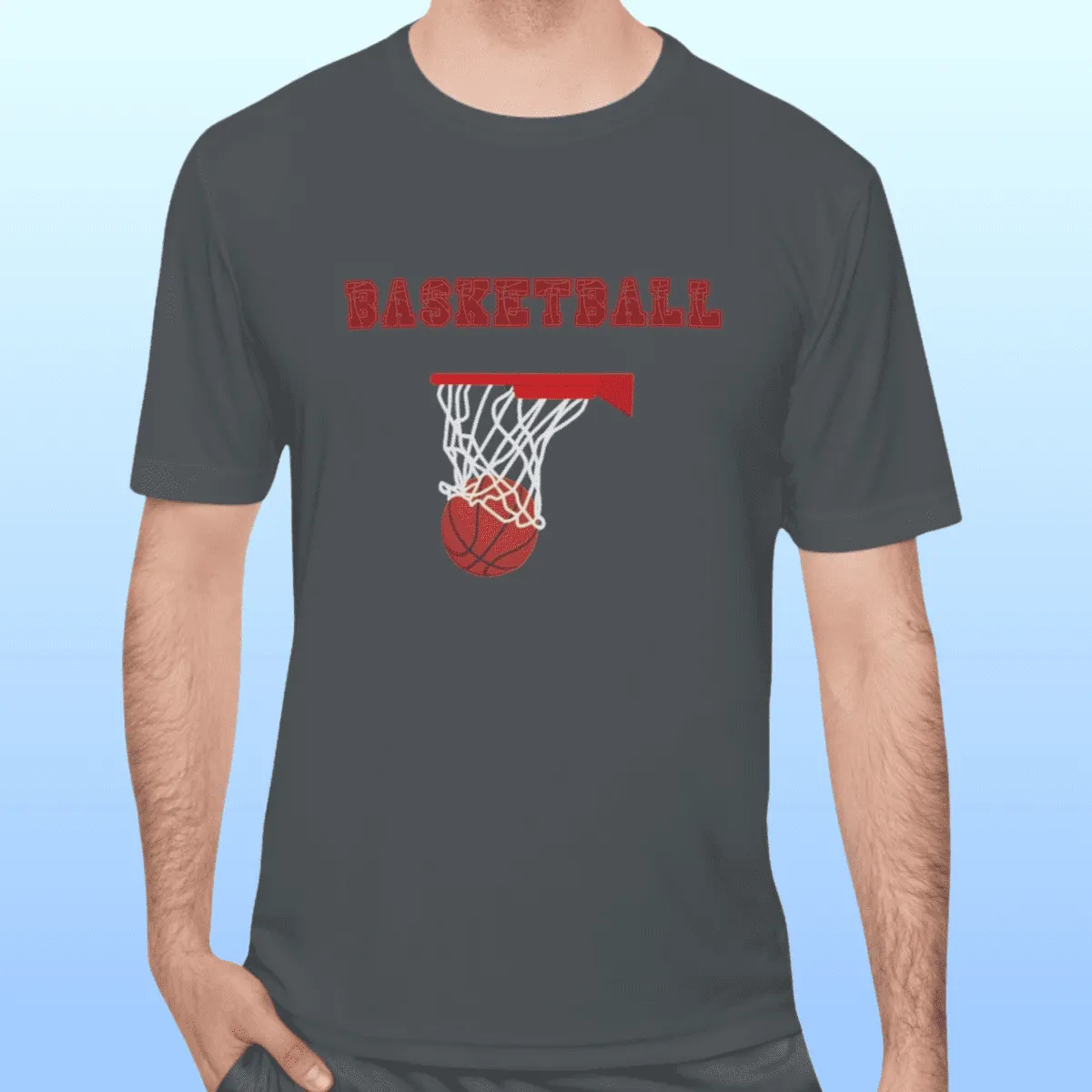 Men's Basketball Moisture Wicking Tee