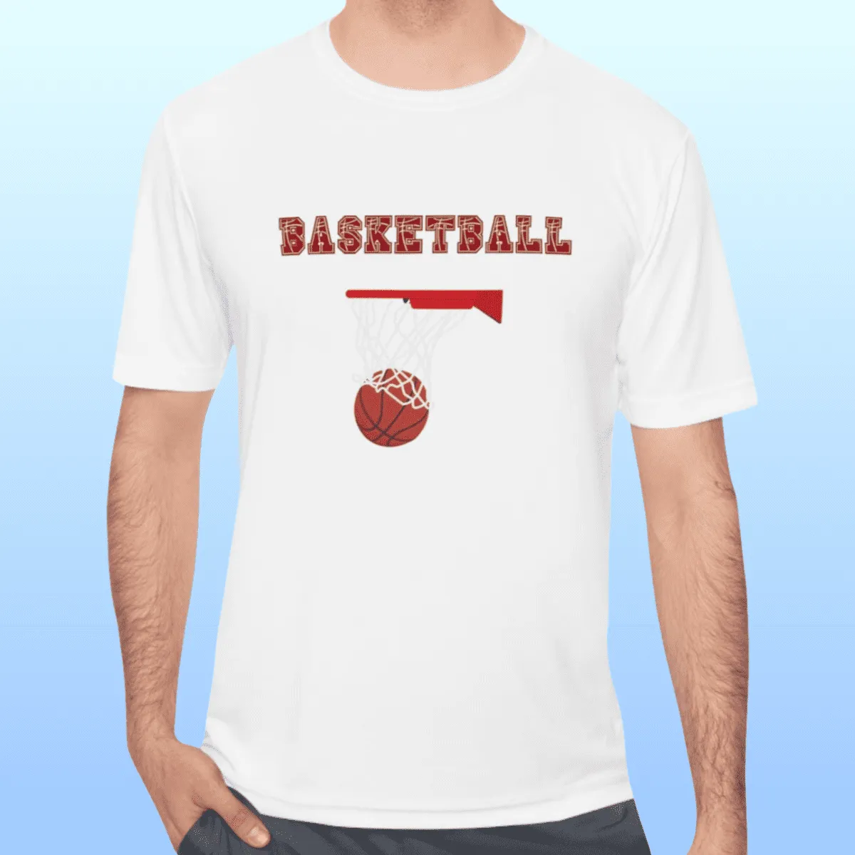 Men's Basketball Moisture Wicking Tee