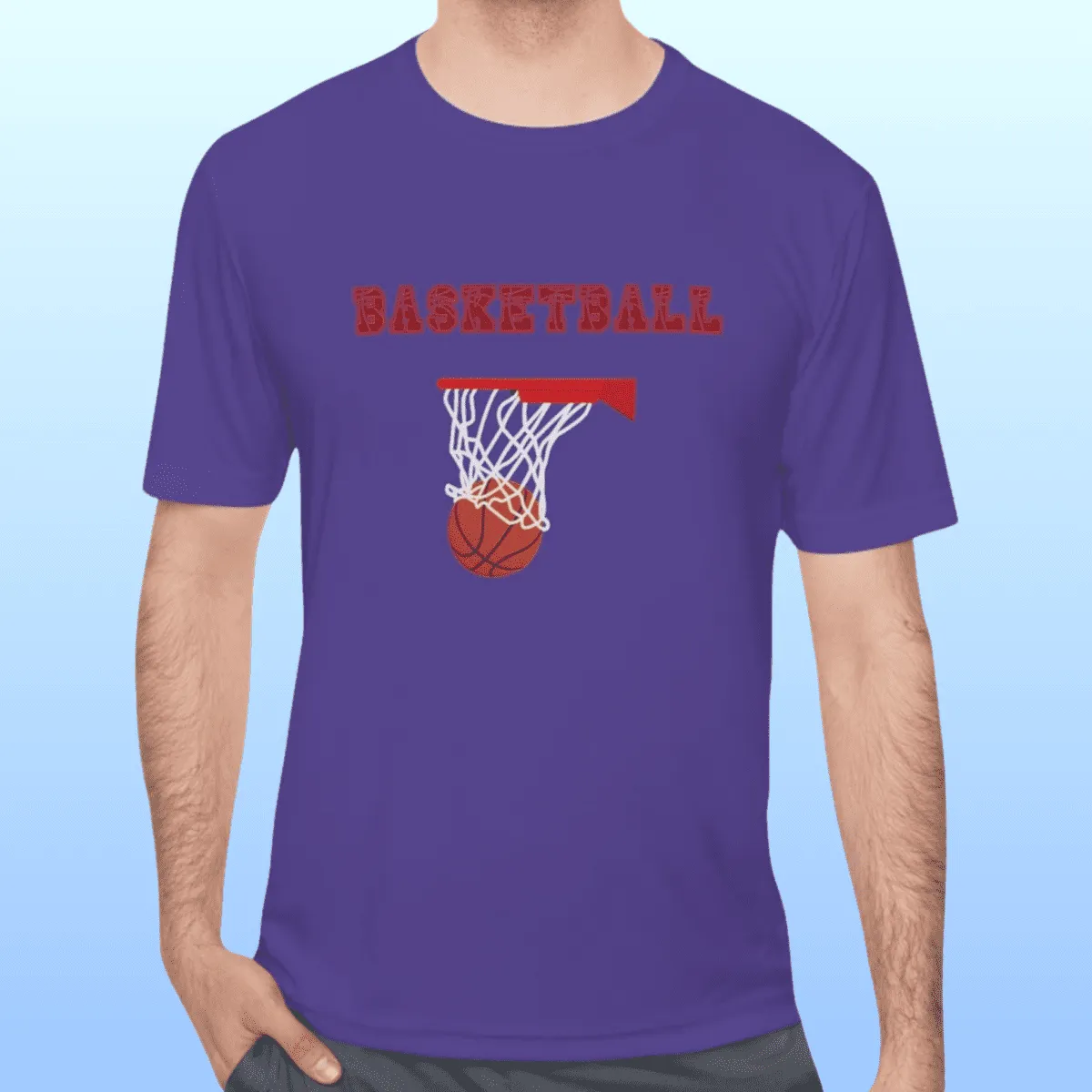 Men's Basketball Moisture Wicking Tee