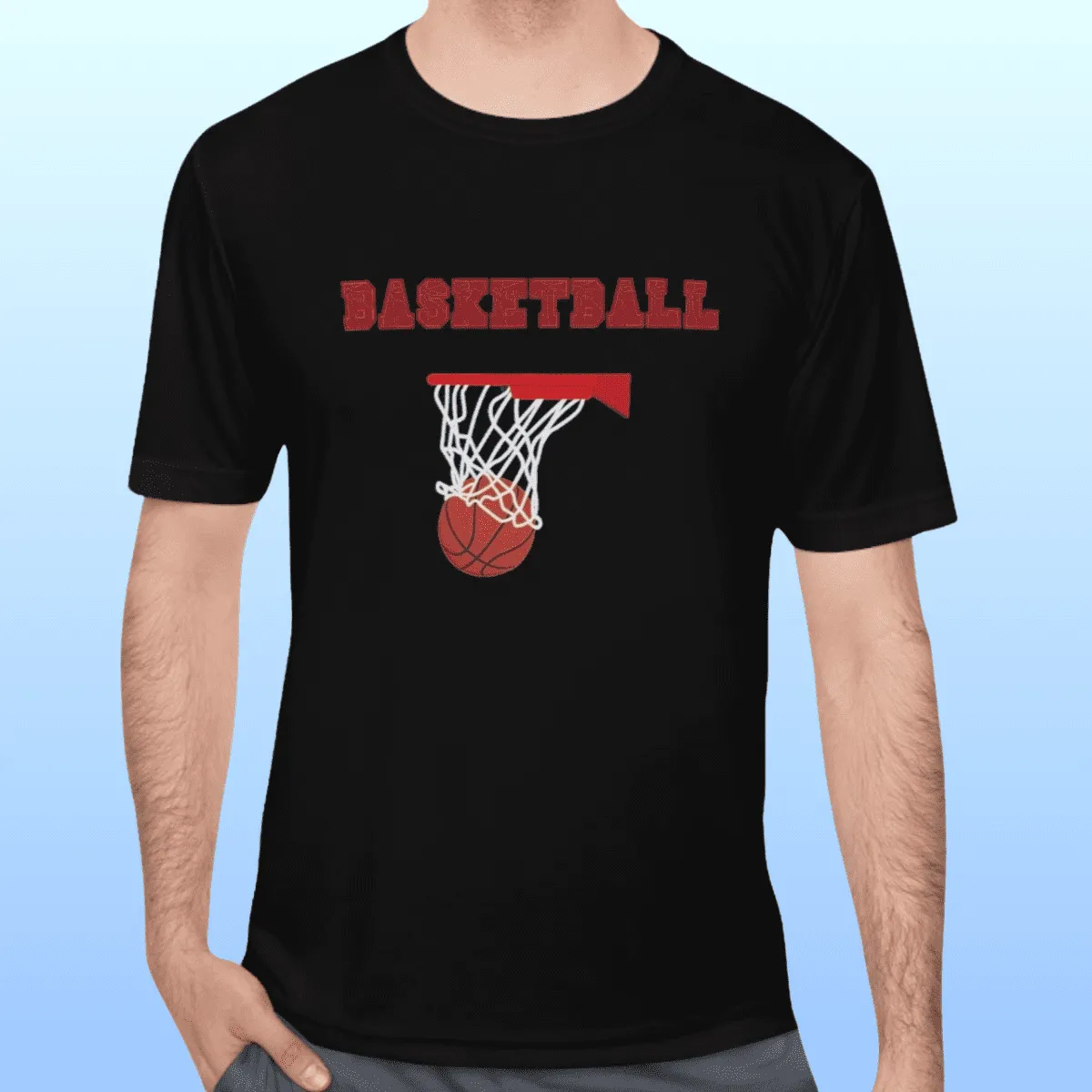 Men's Basketball Moisture Wicking Tee