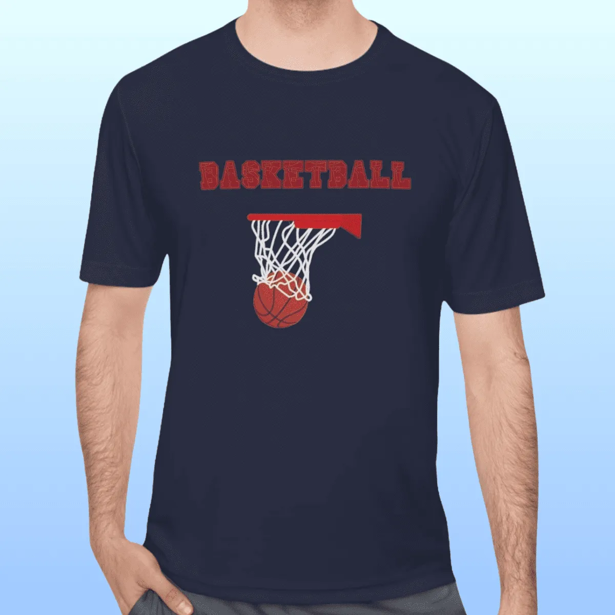 Men's Basketball Moisture Wicking Tee