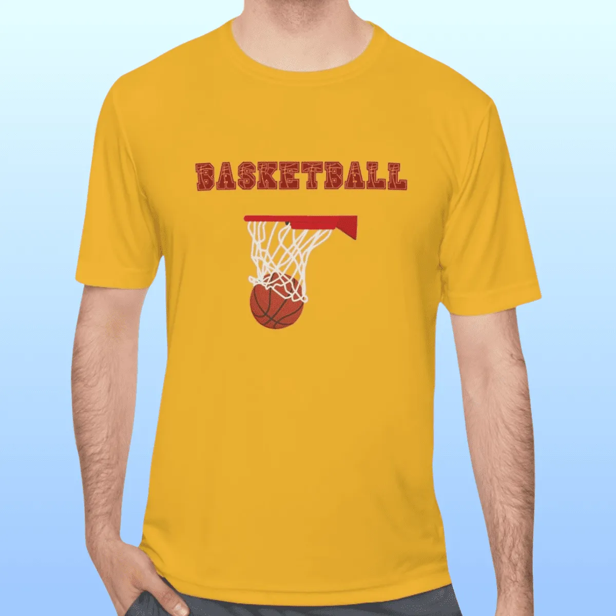 Men's Basketball Moisture Wicking Tee