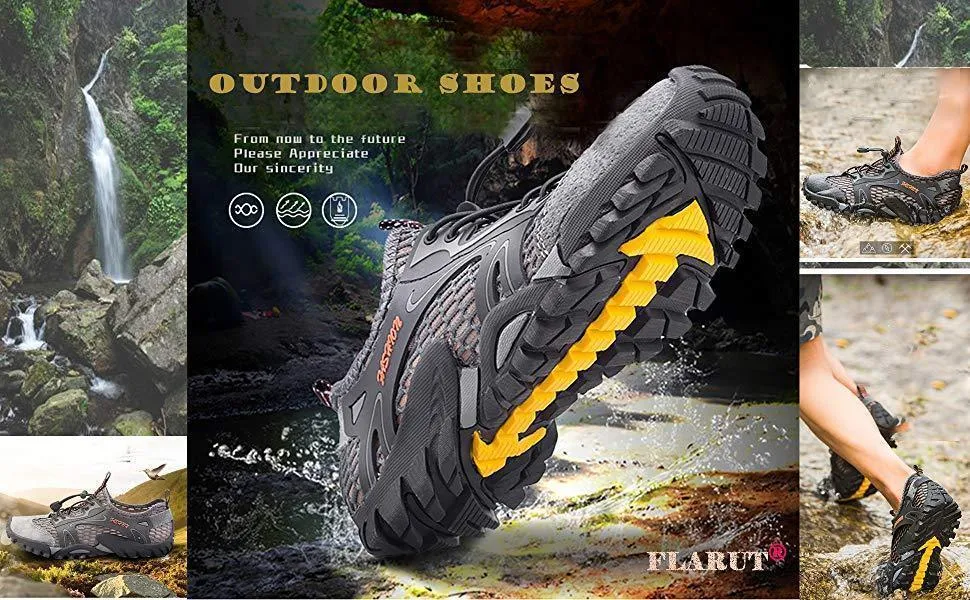 Men's Breathable Mesh Casual Light Outdoor Hiking Shoes