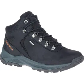 Men's Erie Mid Leather Water Proof Hiking Boot  - Black