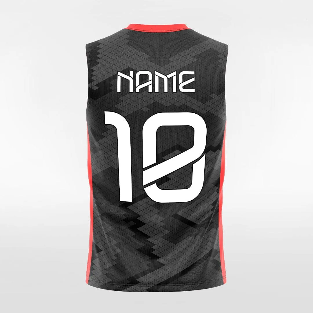 Mosaic Camouflage - Customized Men's Sublimated Sleeveless Soccer Jersey