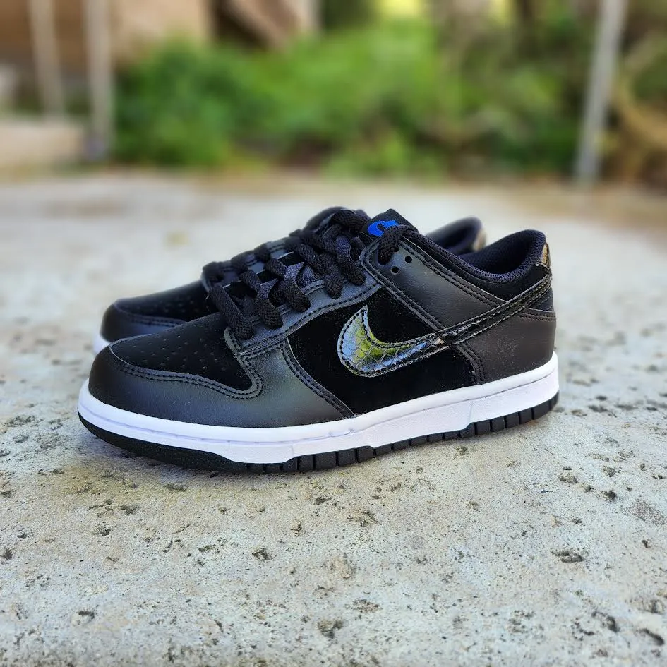 Nike Dunk Low GS 'BLACK CROC'