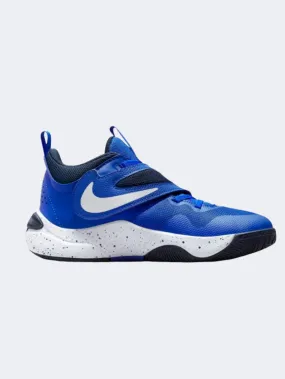 Nike Team Hustle 11 Gs Boys Basketball Shoes Royal/Obsidian/White