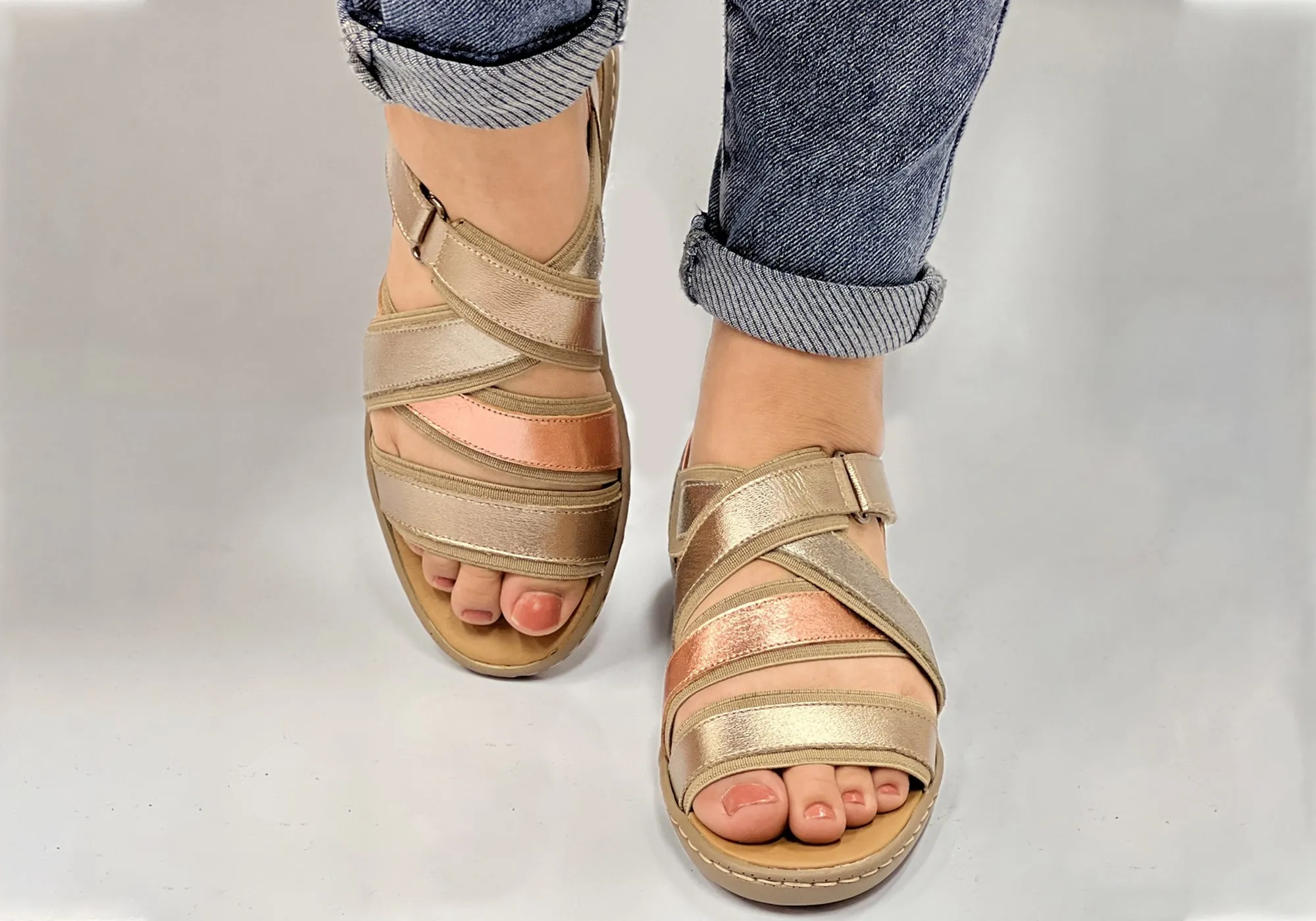 Opananken Roma Womens Comfortable Brazilian Leather Sandals