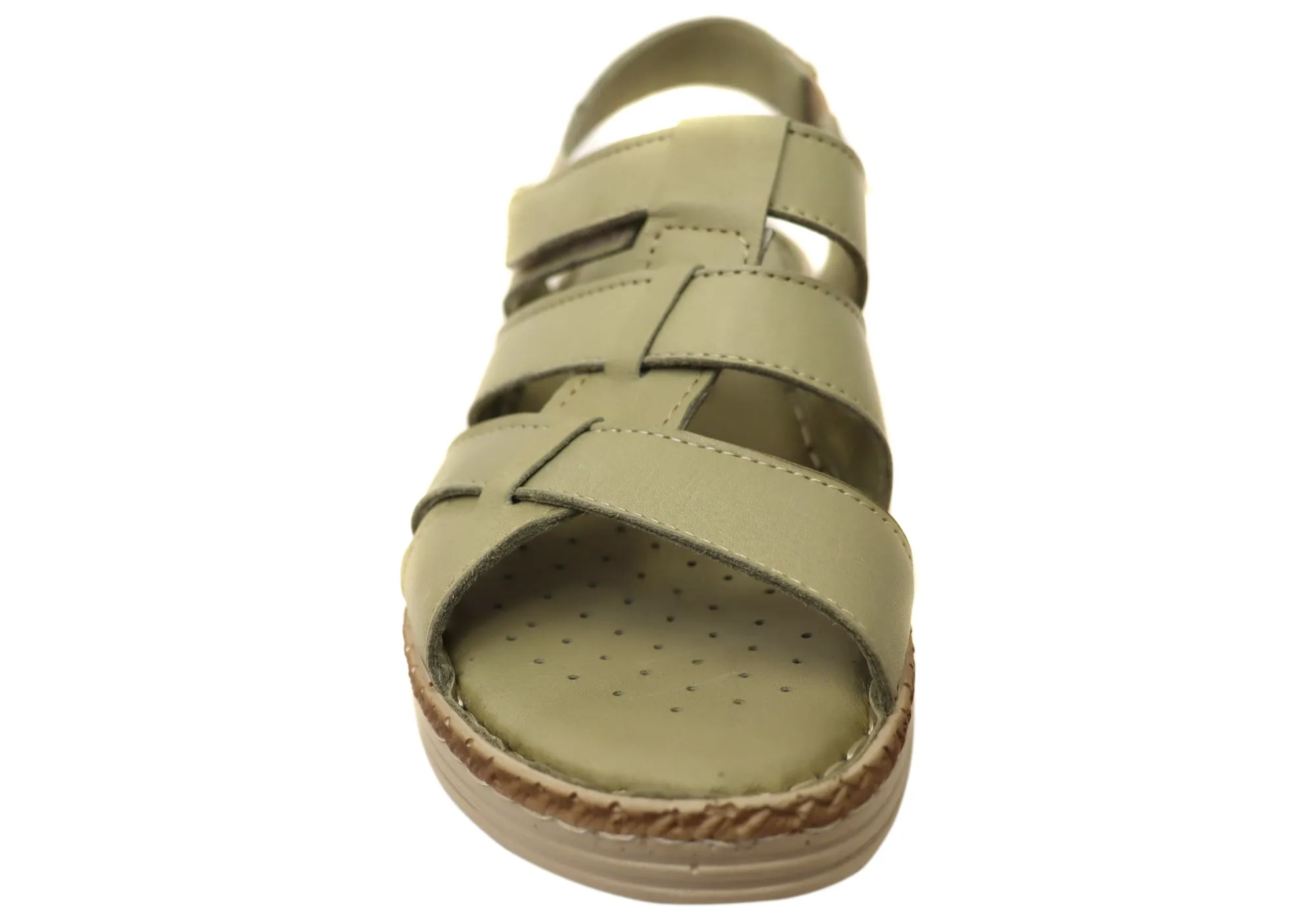 Orizonte Capraia Womens European Comfortable Leather Sandals