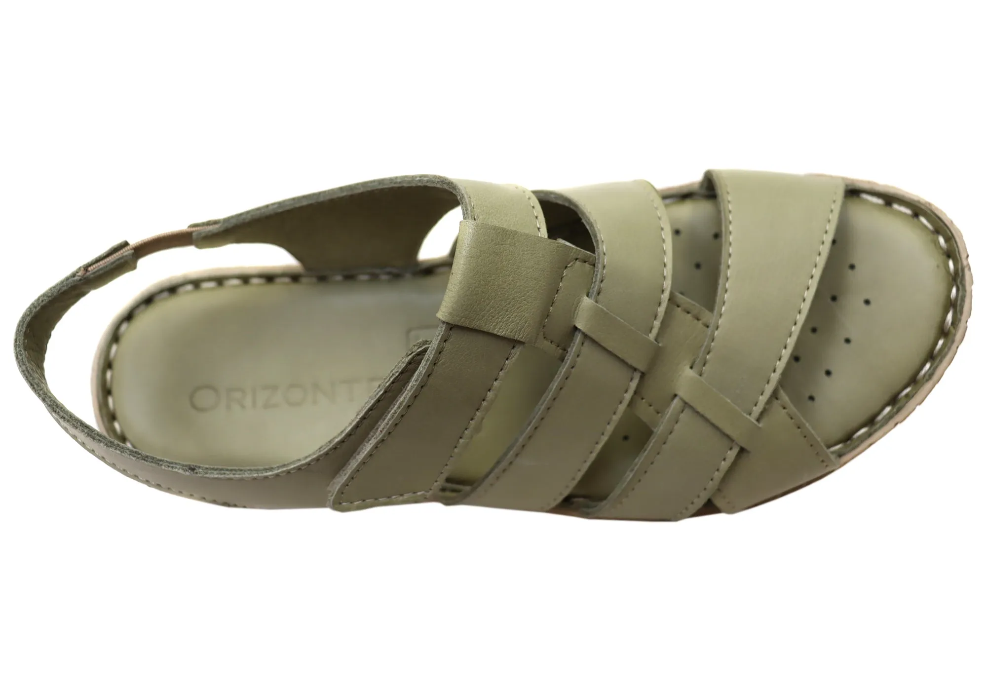 Orizonte Capraia Womens European Comfortable Leather Sandals