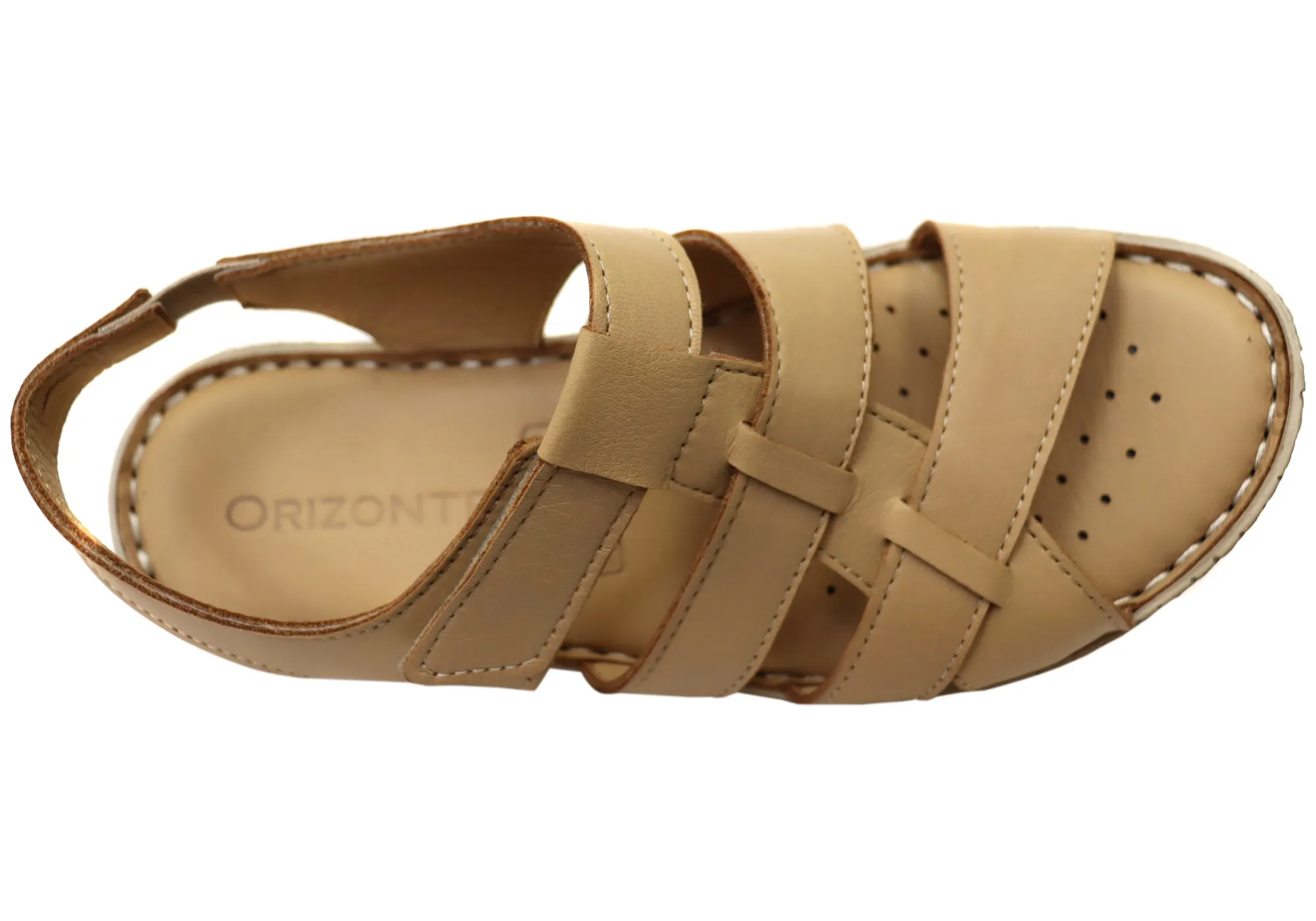 Orizonte Capraia Womens European Comfortable Leather Sandals