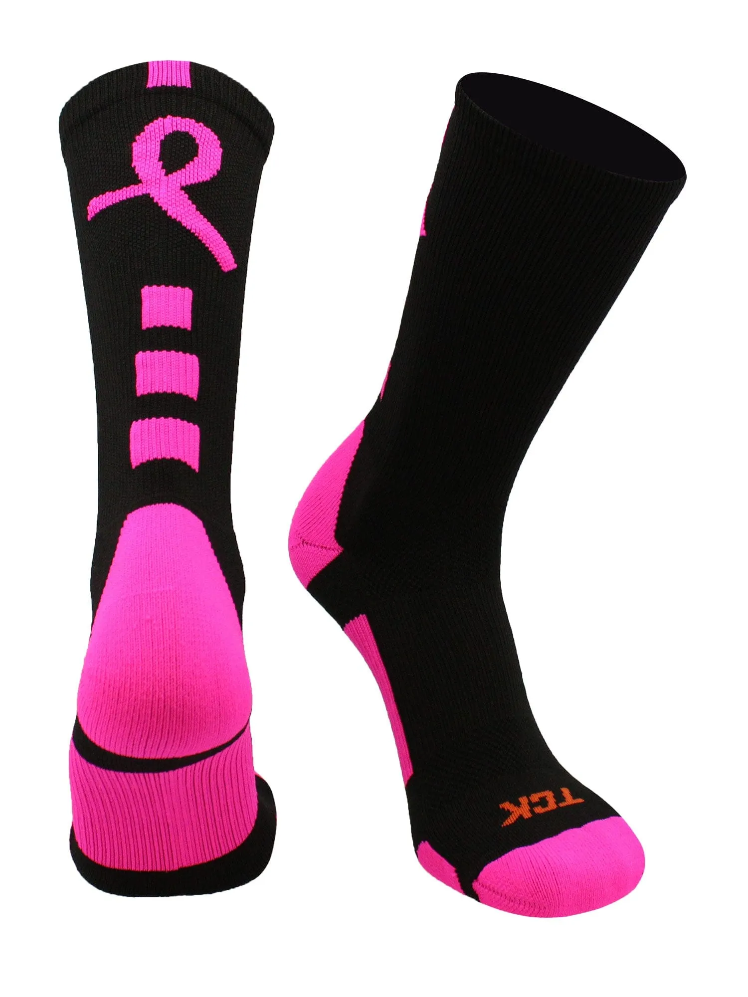 Pink Breast Cancer Awareness Socks