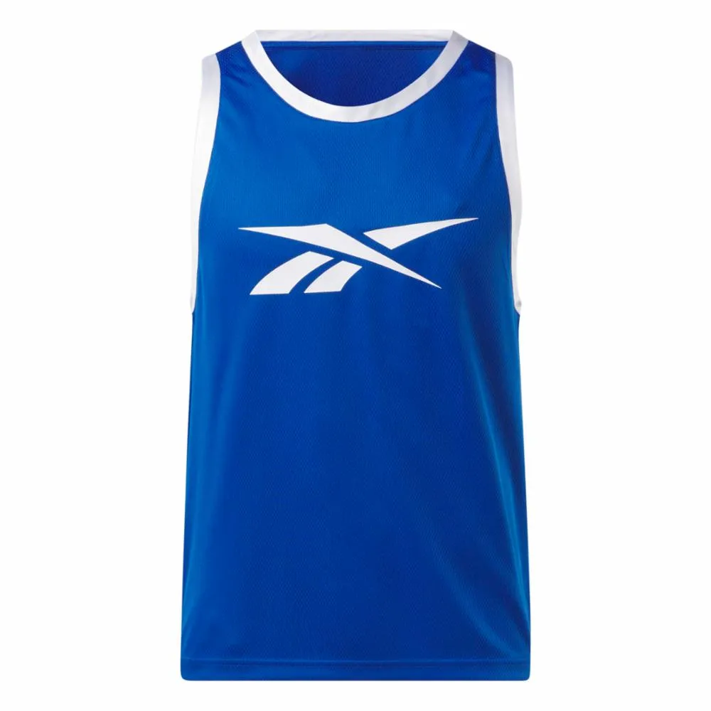 Reebok Apparel Men Reebok Basketball Mesh Jersey Tank Top VECBLU