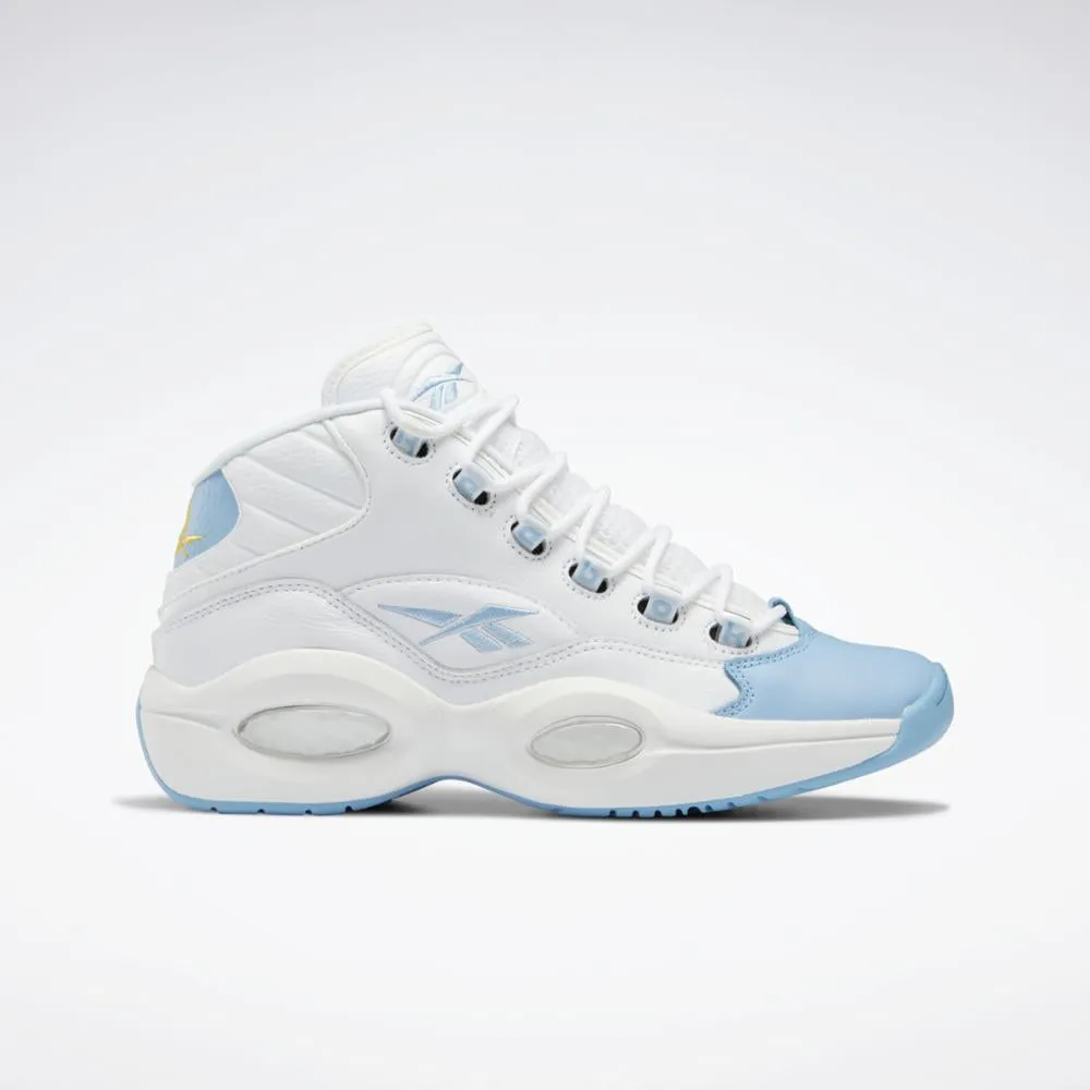 Reebok Footwear Men QUESTION MID FTWWHT/FLUBLU/TOXYEL