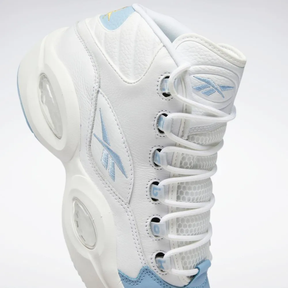 Reebok Footwear Men QUESTION MID FTWWHT/FLUBLU/TOXYEL