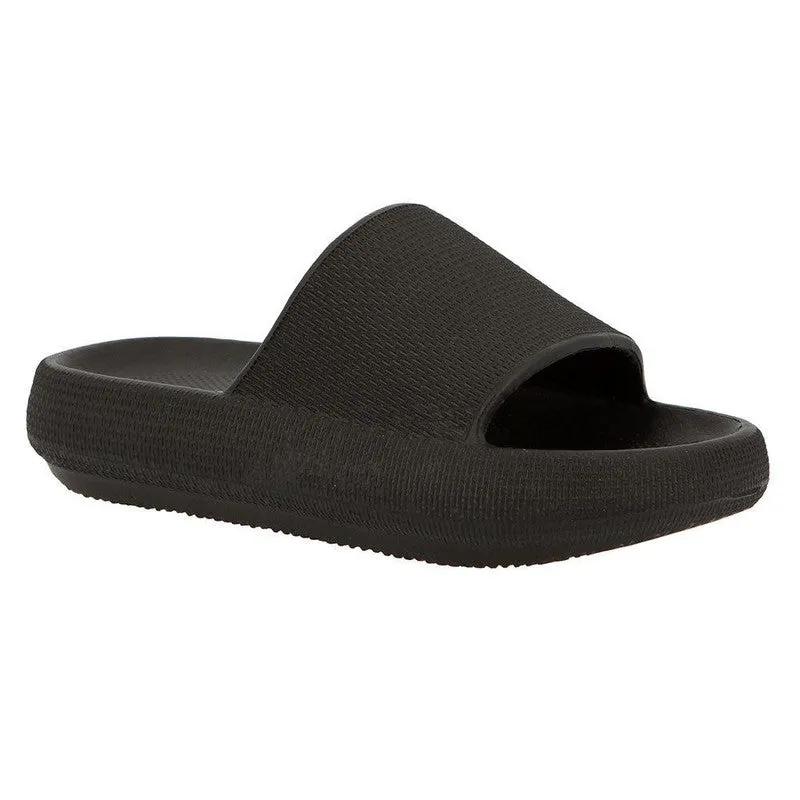 Soft Style by Hush Puppies Devi Push In Sandal - Black