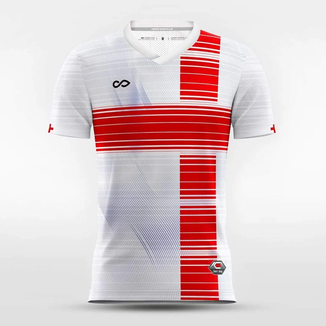 Team England - Customized Men's Sublimated Soccer Jersey