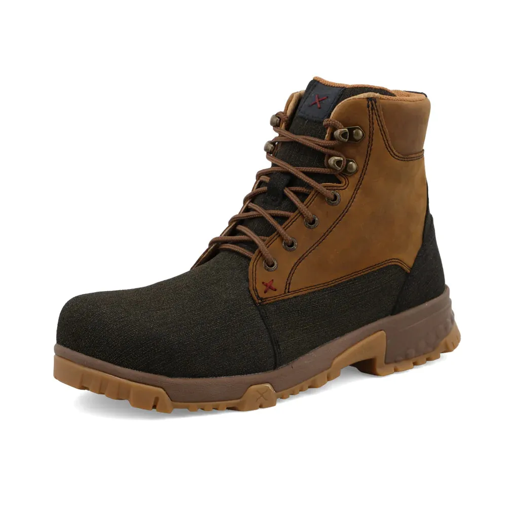 Twisted X 6-Inch Work Boot Charcoal Men's