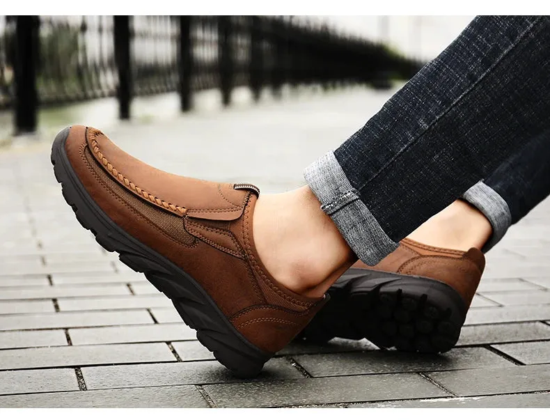 Vintage Breathable Loafers Shoes