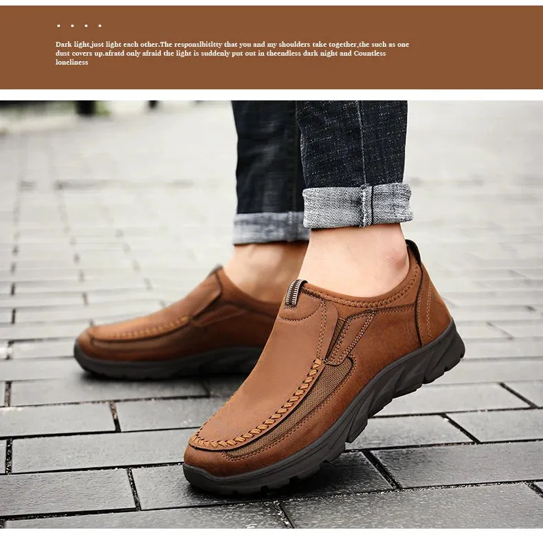 Vintage Breathable Loafers Shoes