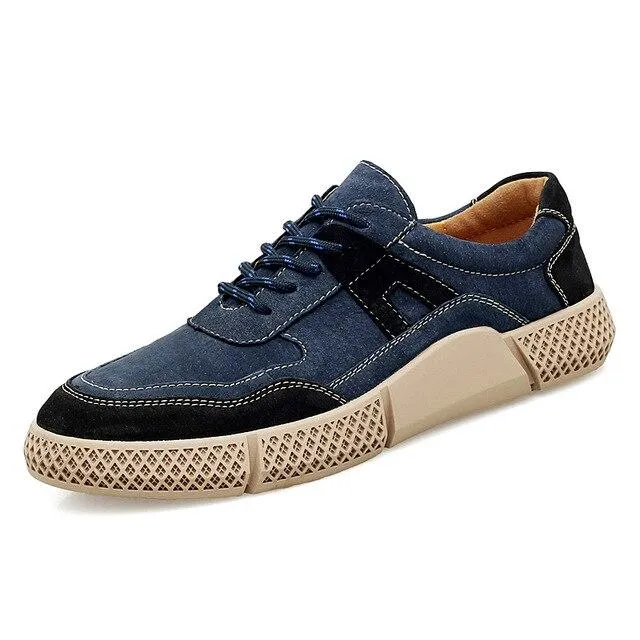 West Louis™ Leather Breathable Fashion Sneakers