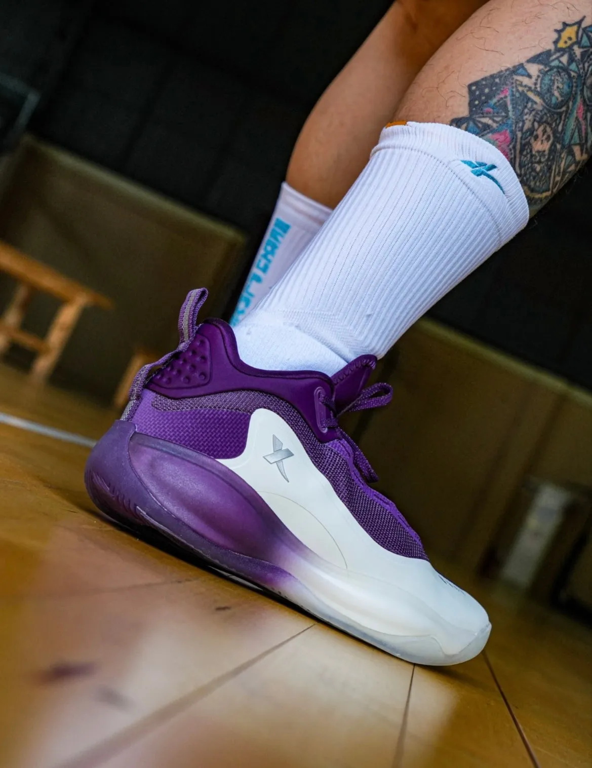 Xtep x Dylan Wang D.1 - Purple/White