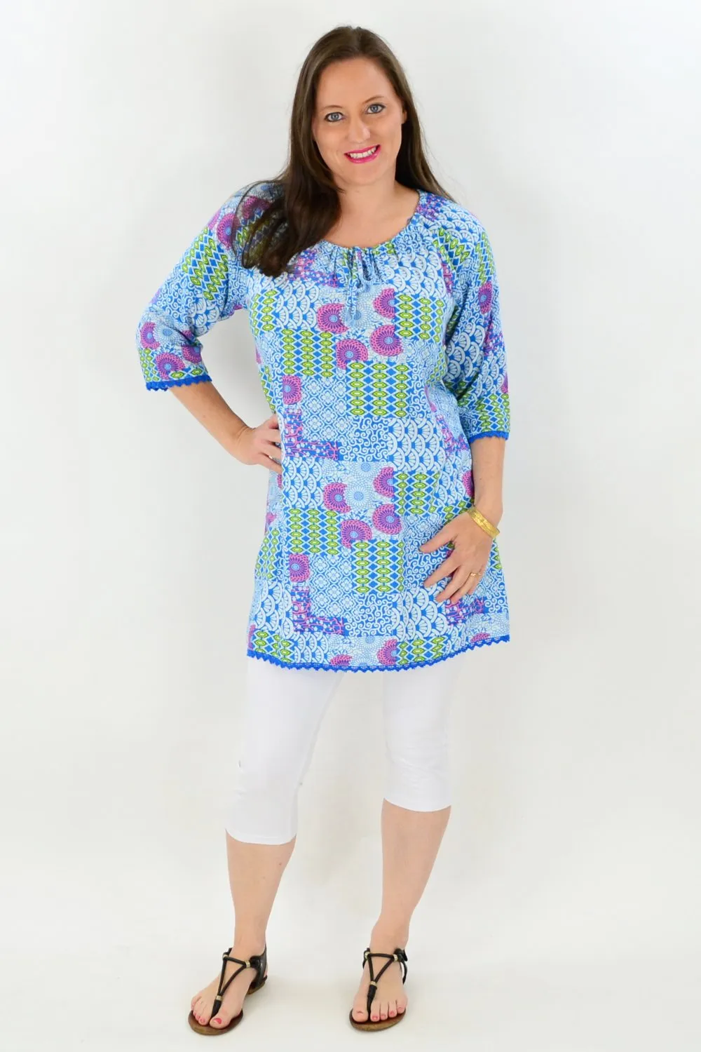 Zen Garden Tunic Blouse