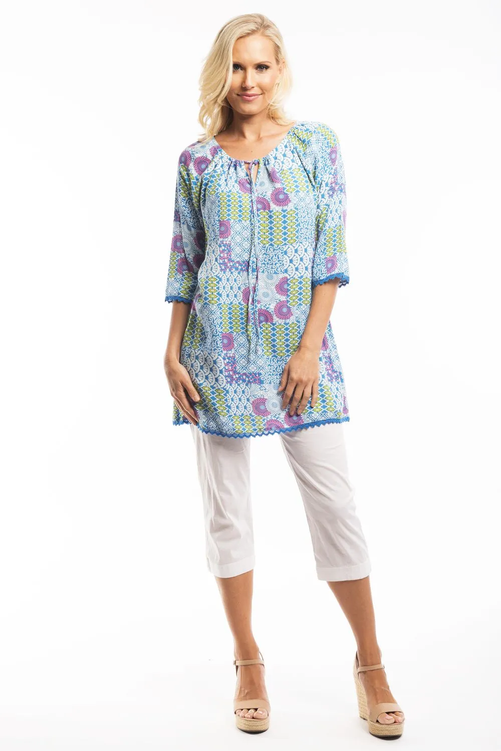 Zen Garden Tunic Blouse