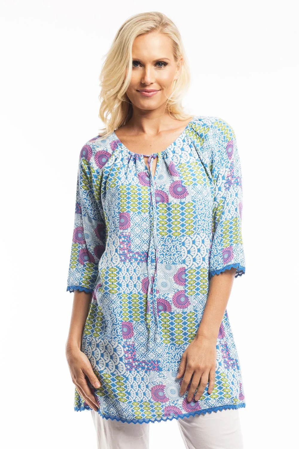 Zen Garden Tunic Blouse