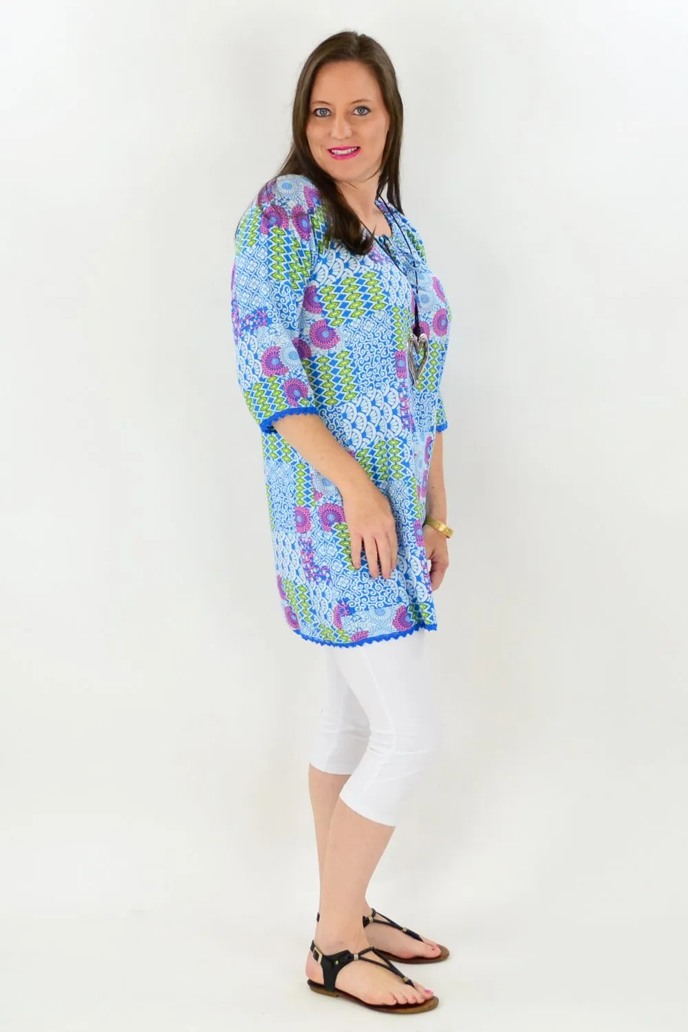 Zen Garden Tunic Blouse