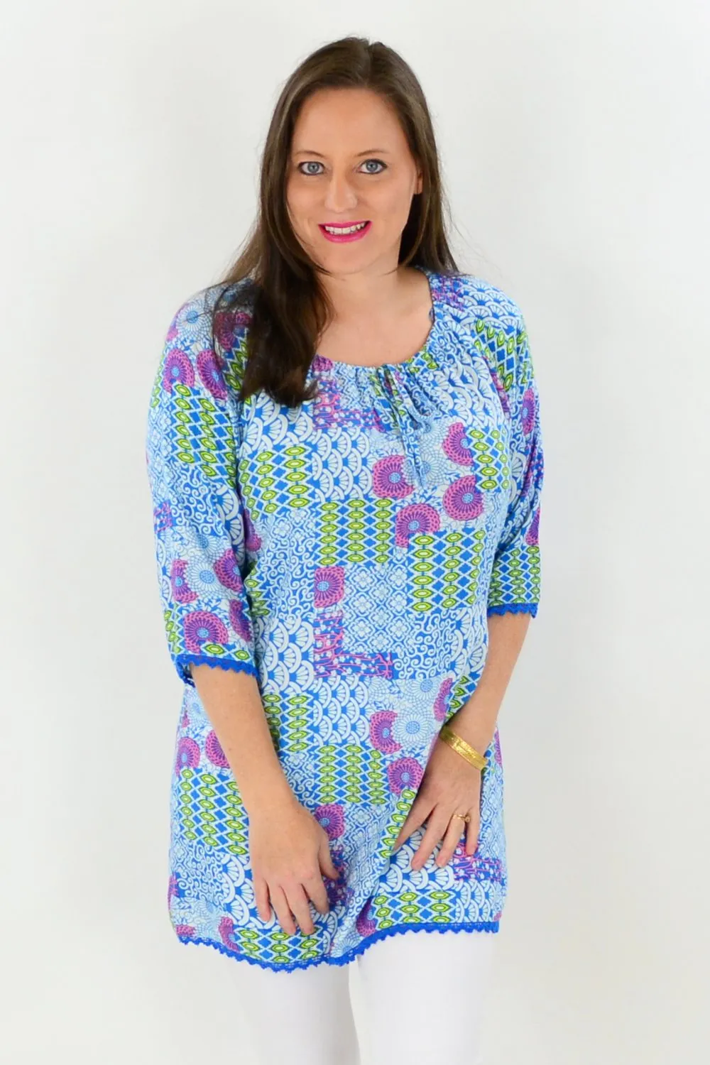 Zen Garden Tunic Blouse