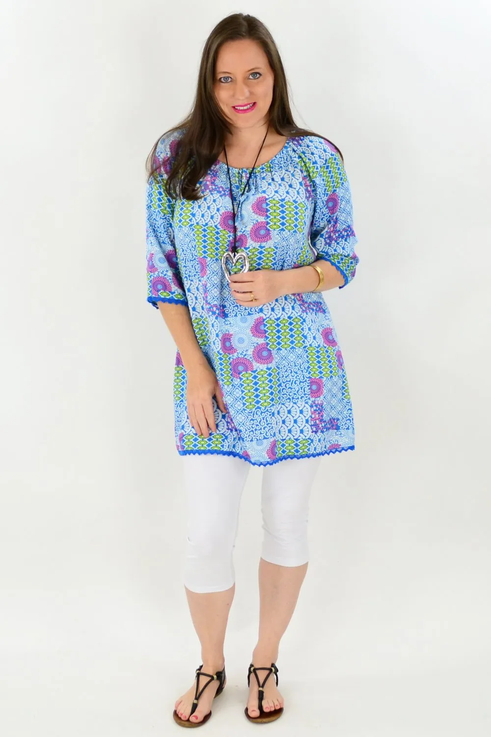 Zen Garden Tunic Blouse